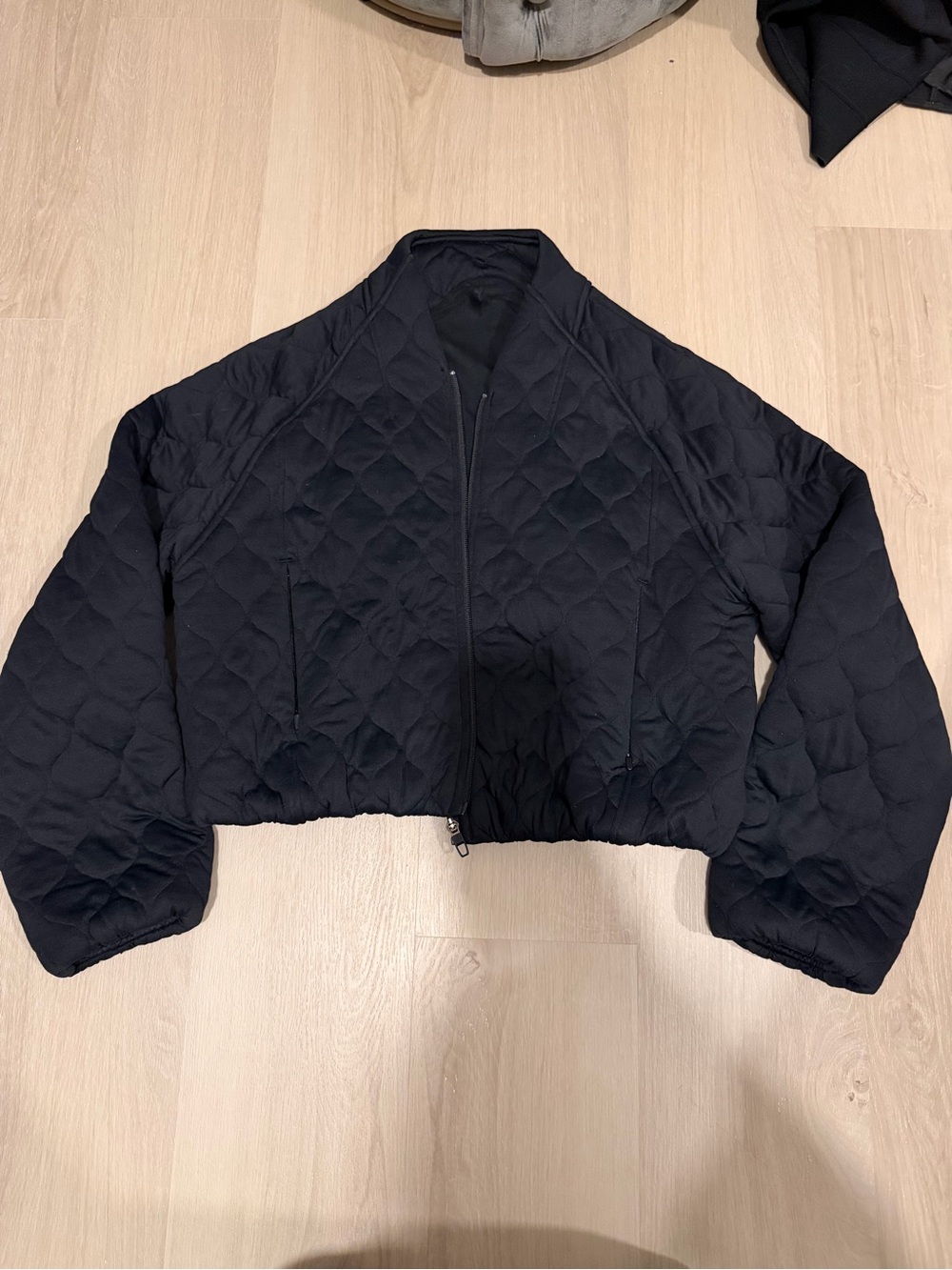 Lululemon Quilted Black Women's Cropped Jacket